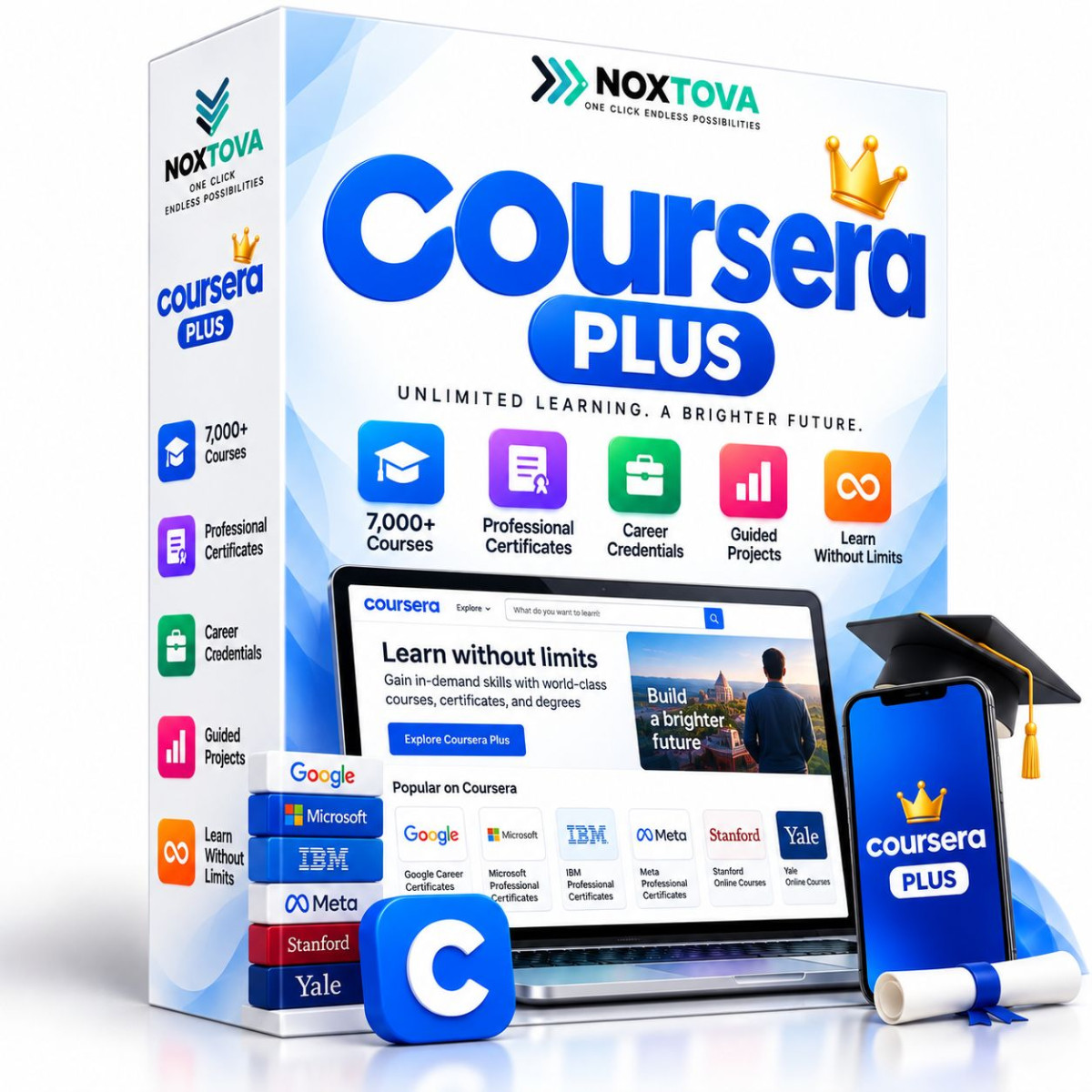 Coursera Plus – 3 Months & 1 Year Subscription