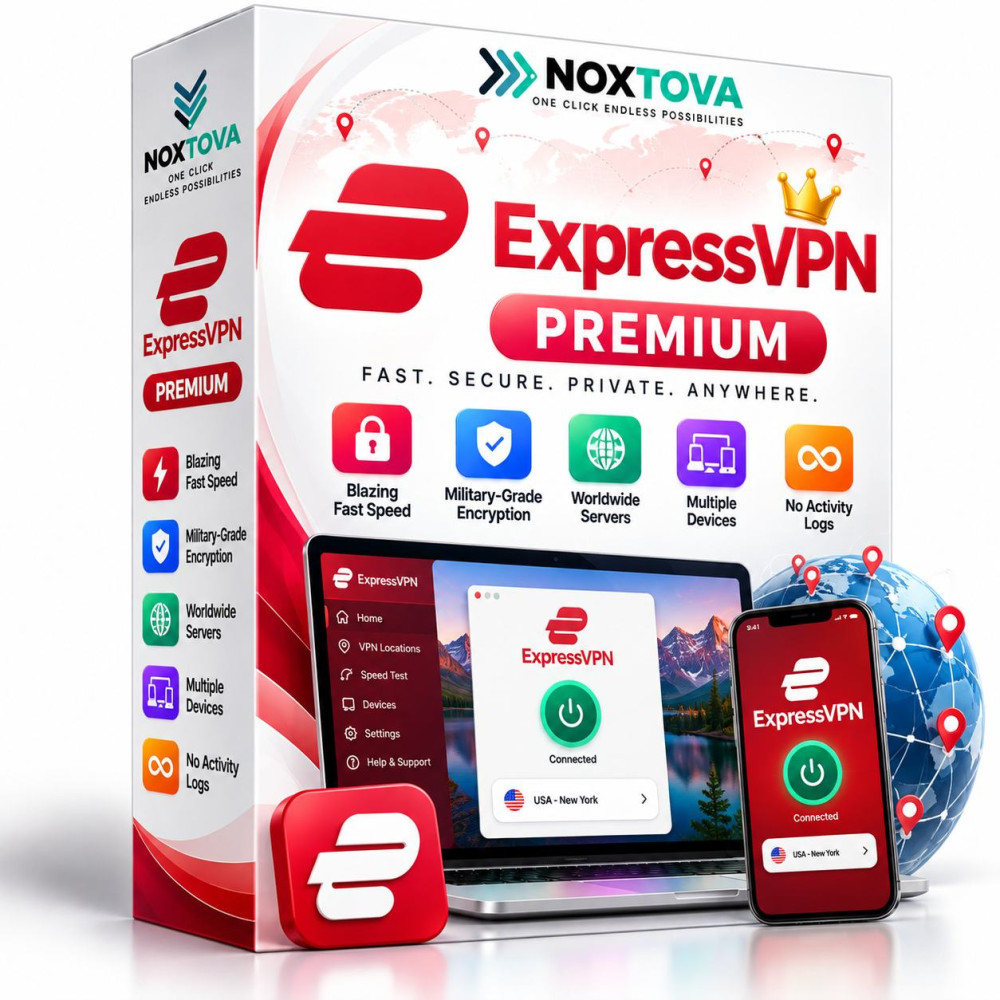 ExpressVPN Premium – 1, 3 & 12 Month Subscription